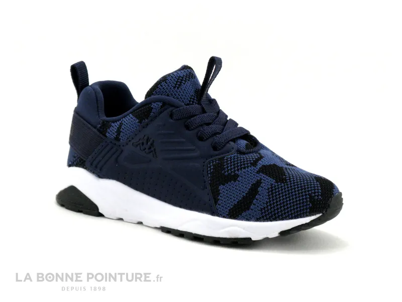 Achat chaussures Kappa Bébé Basket, vente Kappa LOGO SANPUERTO EL INF - Bleu marine - Noir - Basket BEBE