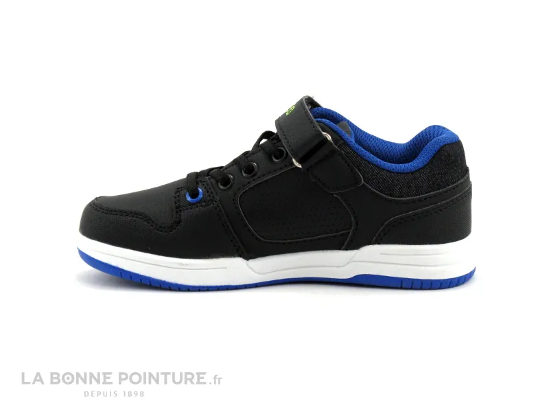 Achat chaussures Kappa Enfant Basket, vente Kappa KARTER LOW EV Kid - Black Blue Green - 304IH20 - Basket