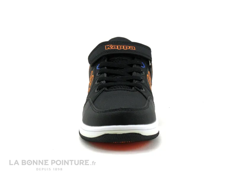 Achat chaussures Kappa Enfant Basket, vente Kappa KASH Low Black Orange - Basket montant GARCON