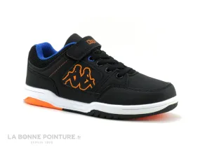 Achat chaussures Kappa Enfant Basket, vente Kappa KASH Low Black Orange - Basket montant GARCON