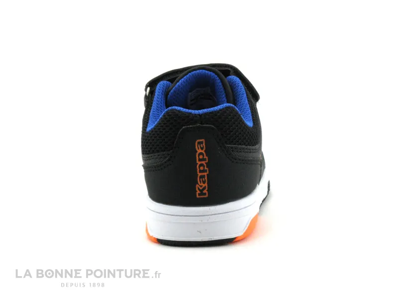 Achat chaussures Kappa Enfant Basket, vente Kappa KASH Low Black Orange - Basket montant GARCON