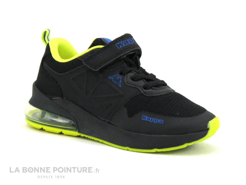 Achat chaussures Kappa Enfant Basket, vente Kappa SPLINTER EV 33152ZW A5C Noir Jaune - Basket mode GARCON