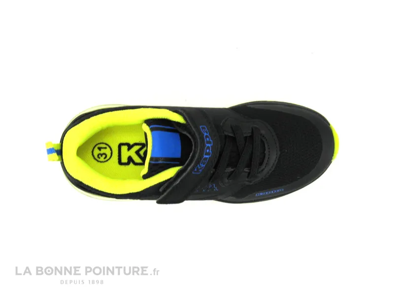 Achat chaussures Kappa Enfant Basket, vente Kappa SPLINTER EV 33152ZW A5C Noir Jaune - Basket mode GARCON