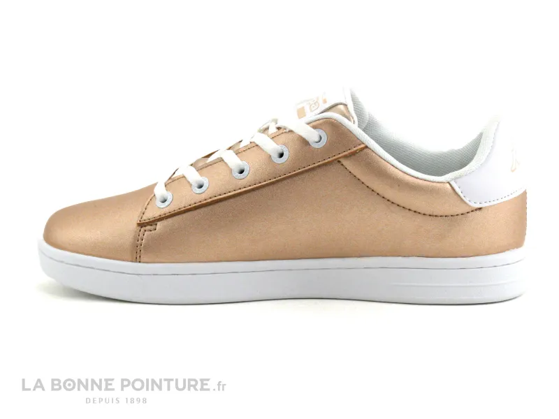 Achat chaussures Kappa Junior Basket ville, vente Kappa TCHOURI Lace Pink smoke - White - Basket rose gold