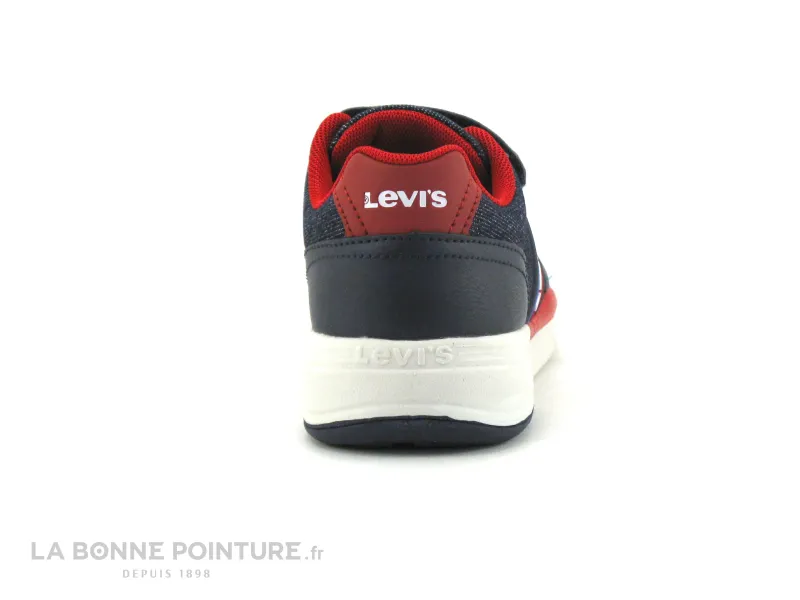 Achat chaussures Levi's Enfant Basket, vente Levis OREGON velcro blue denim - Basket GARCON