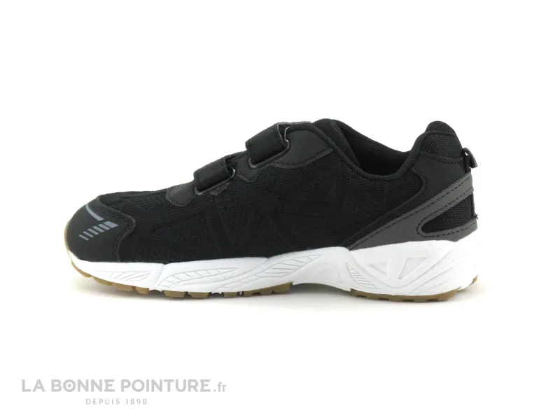 Achat chaussures LICO Enfant Basket, vente Lico FLORI V noir gris - Basket enfant avec scratches