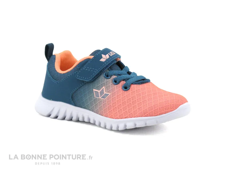 Achat chaussures LICO Enfant Basket, vente Lico MIA 600102 lashs petrol - Basket enfant avec elastique et velcro