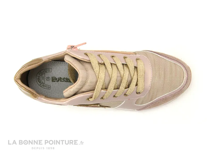 Achat chaussures Lilybellule Junior Basket ville, vente Lilybellule ITOILAM peche - Etoile - Basket mode fille