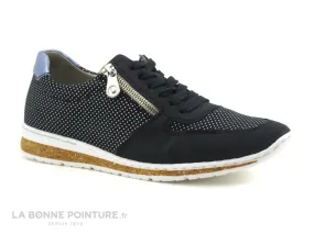 Achat chaussures Rieker Femme Basket, vente Rieker N5121-14 Bleu marine - Basket ville Femme