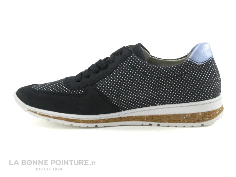 Achat chaussures Rieker Femme Basket, vente Rieker N5121-14 Bleu marine - Basket ville Femme