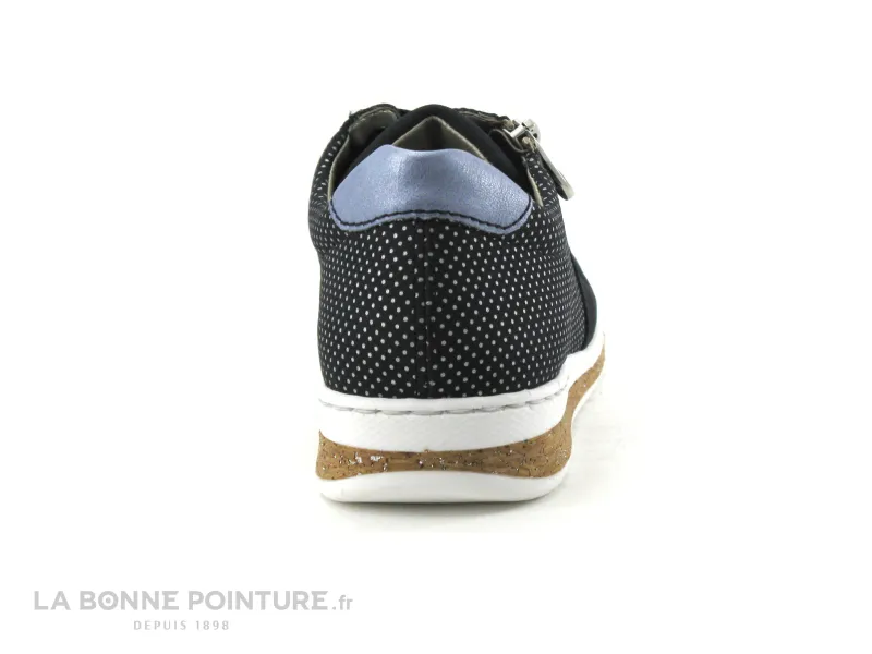 Achat chaussures Rieker Femme Basket, vente Rieker N5121-14 Bleu marine - Basket ville Femme