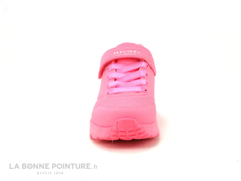 Achat chaussures Skechers Enfant Basket, vente Skechers 310451L NPNK Uno Lite - Basket fille rose