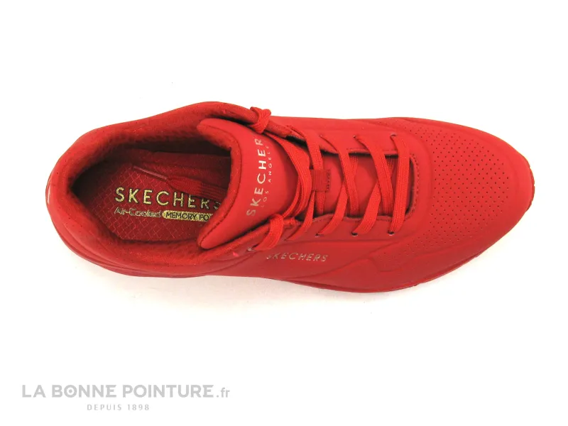 Achat chaussures Skechers Junior Basket ville, vente Skechers Uno Stand on Air red 73690 red - Basket rouge