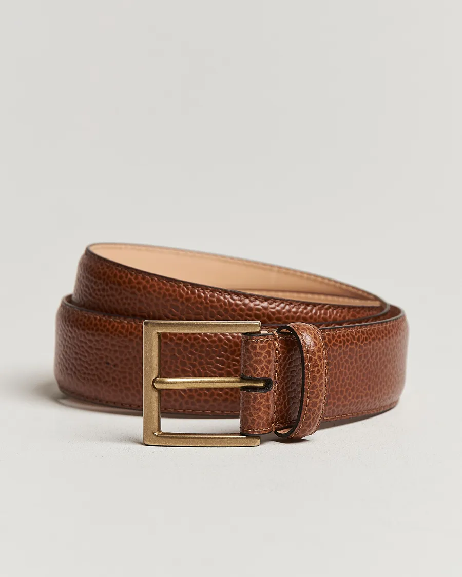 Belt 3,5 cm Tan Grained Calf