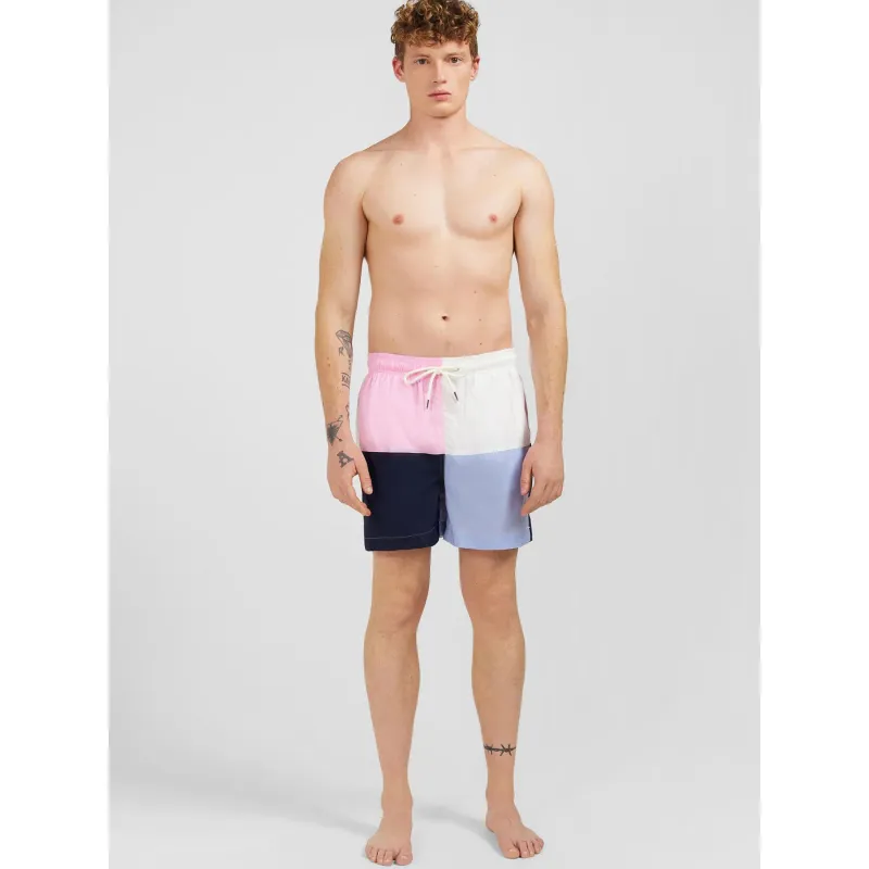 Boxer de natation block bleu noir homme - Adidas | wimod