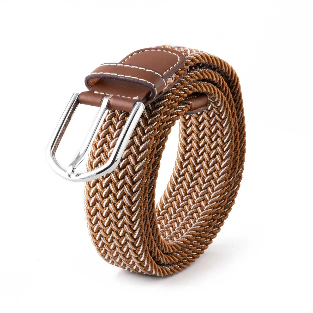 Braided belt - Nylon / fabric (plain color or bicolor)