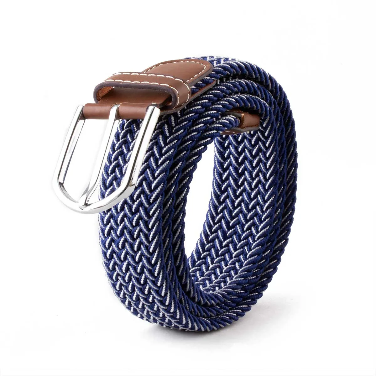 Braided belt - Nylon / fabric (plain color or bicolor)