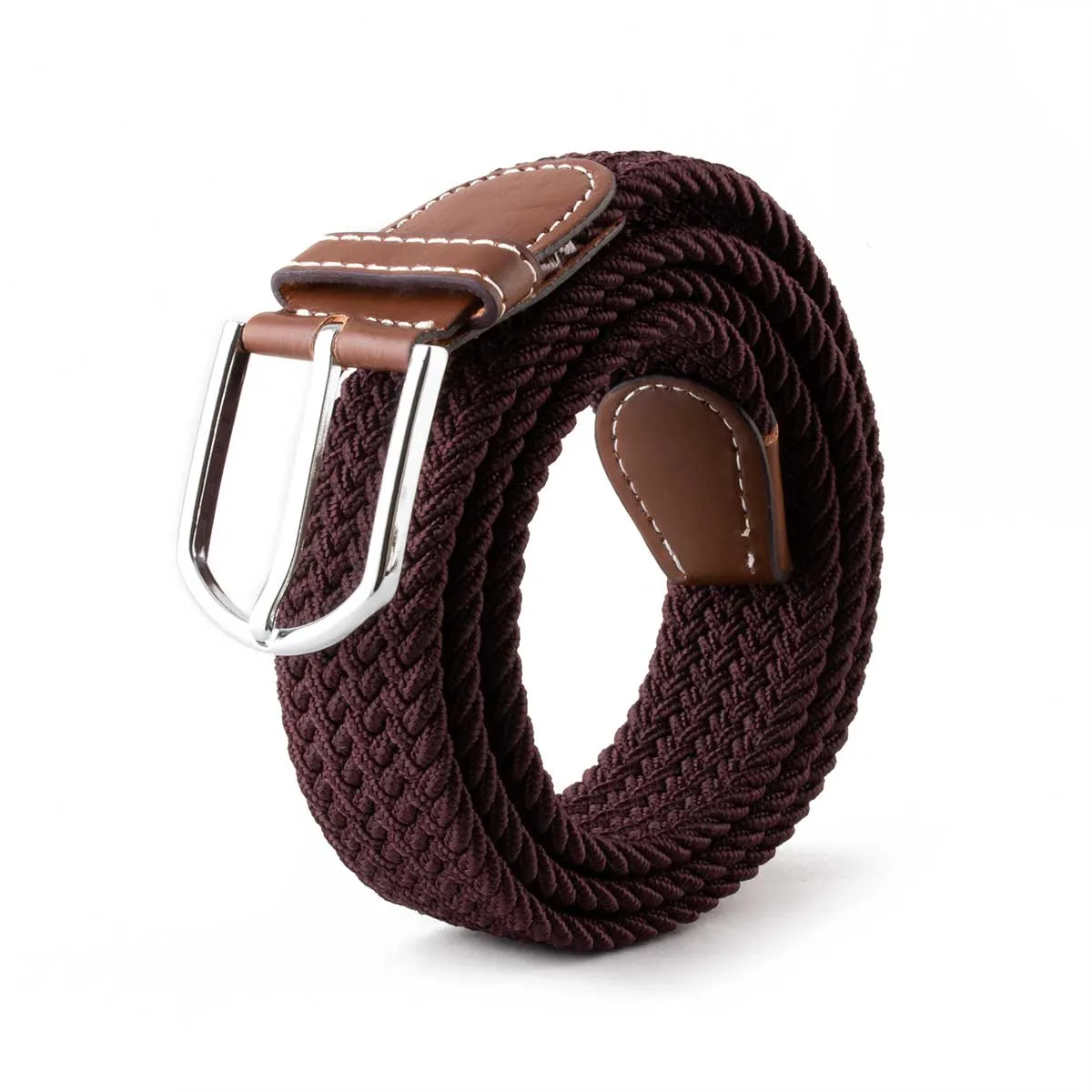 Braided belt - Nylon / fabric (plain color or bicolor)