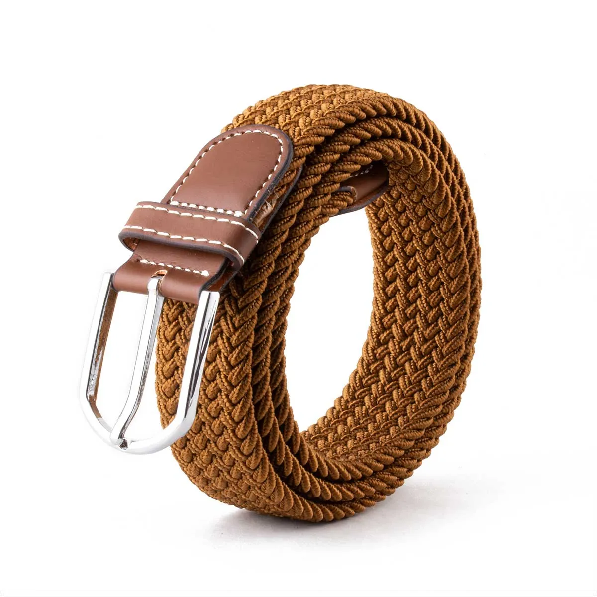 Braided belt - Nylon / fabric (plain color or bicolor)