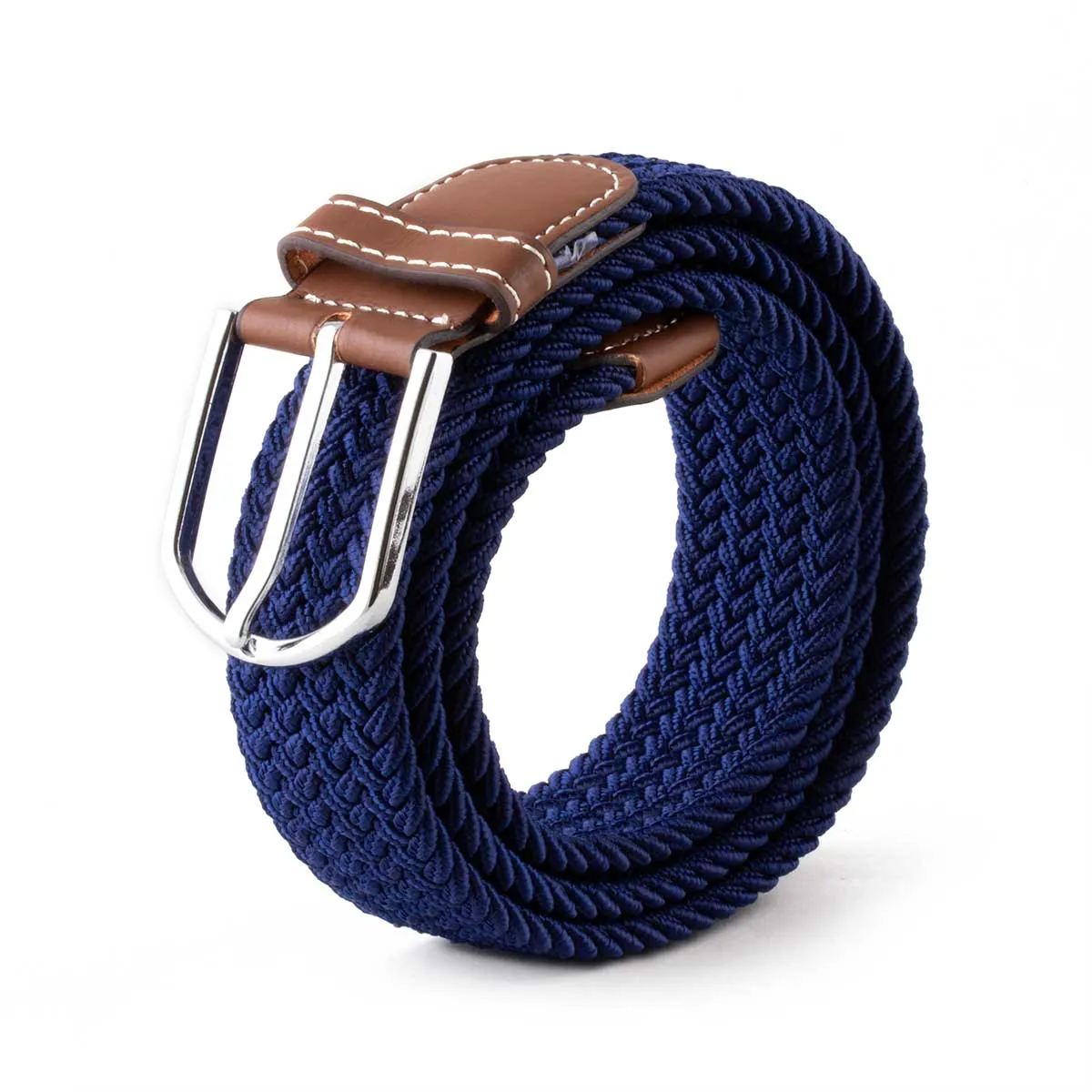 Braided belt - Nylon / fabric (plain color or bicolor)