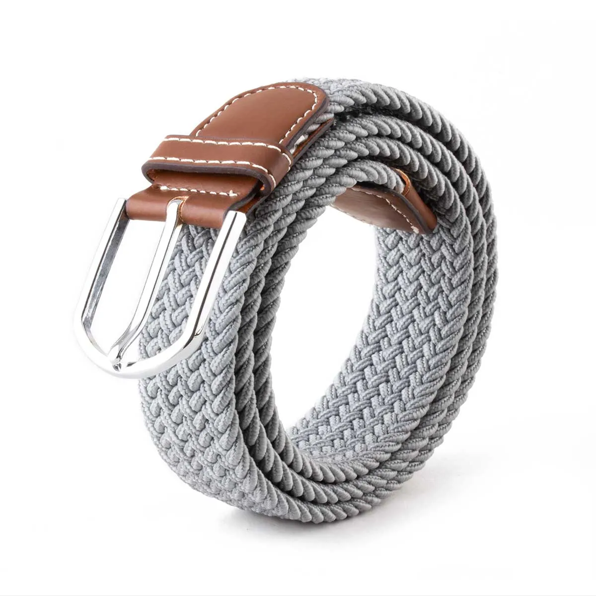 Braided belt - Nylon / fabric (plain color or bicolor)