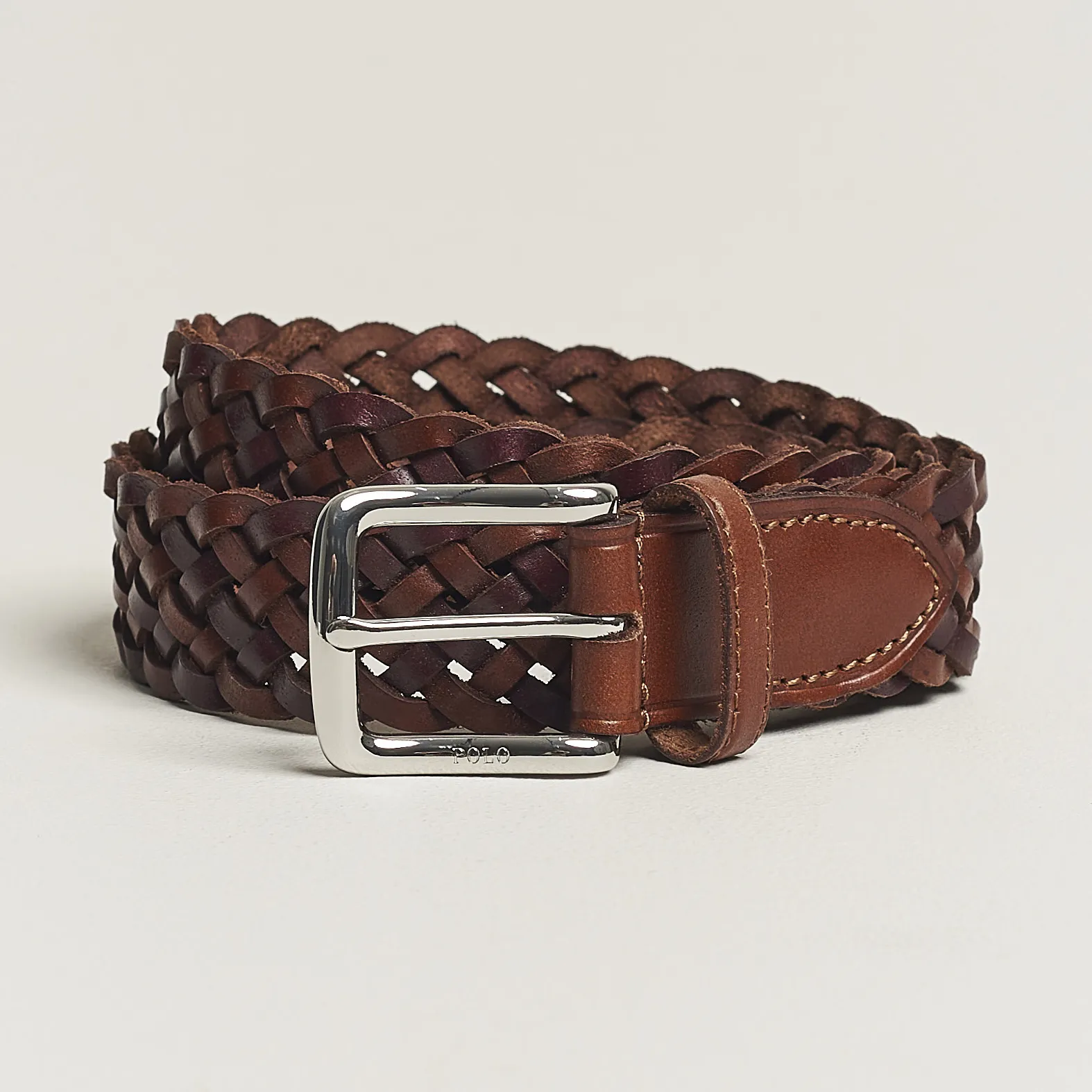 Braided Belt Saddle Brown/Dk Brown