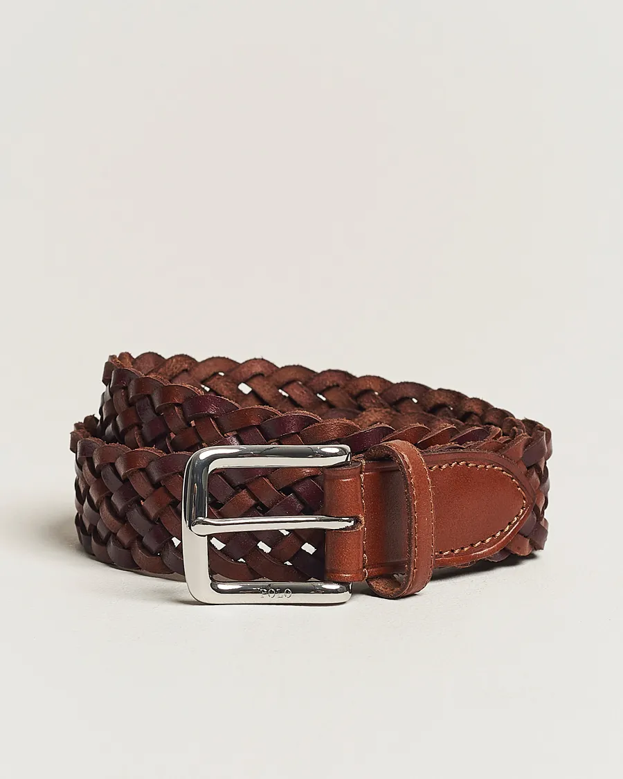 Braided Belt Saddle Brown/Dk Brown