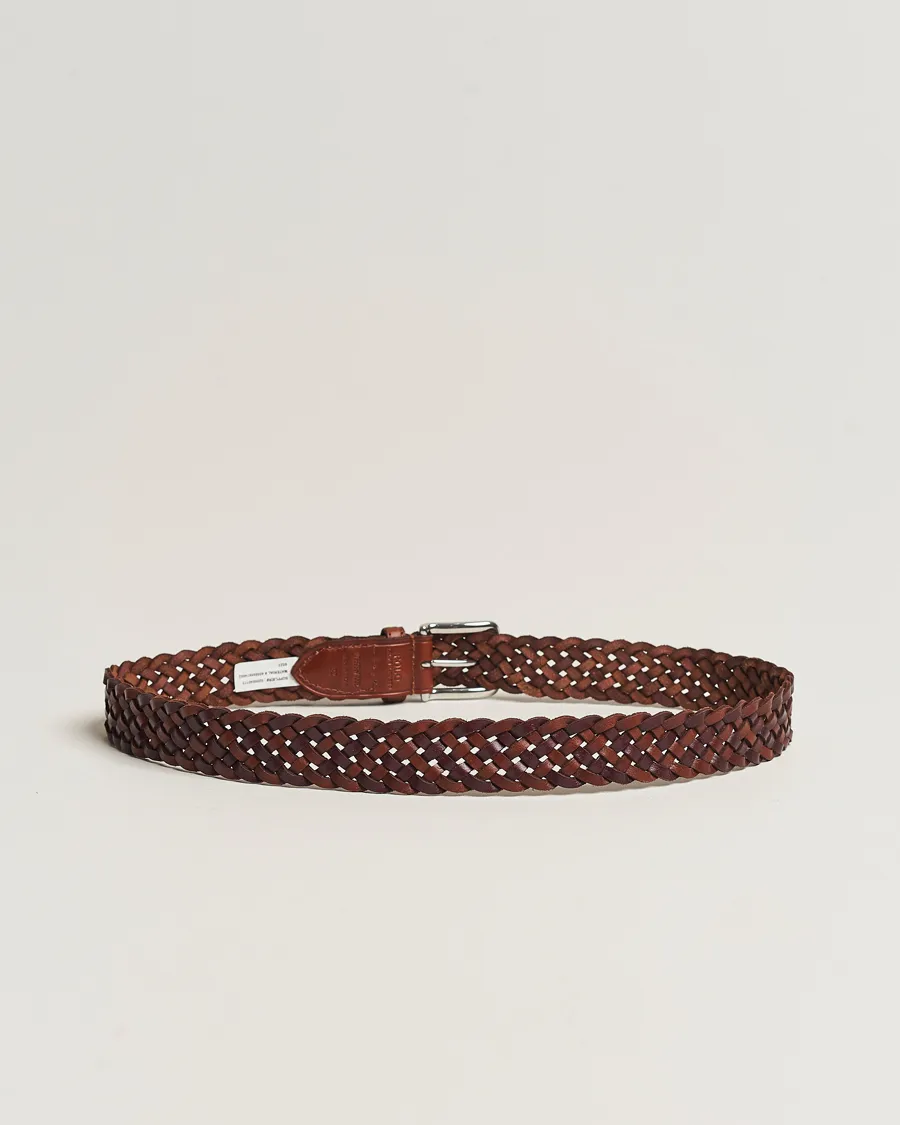 Braided Belt Saddle Brown/Dk Brown