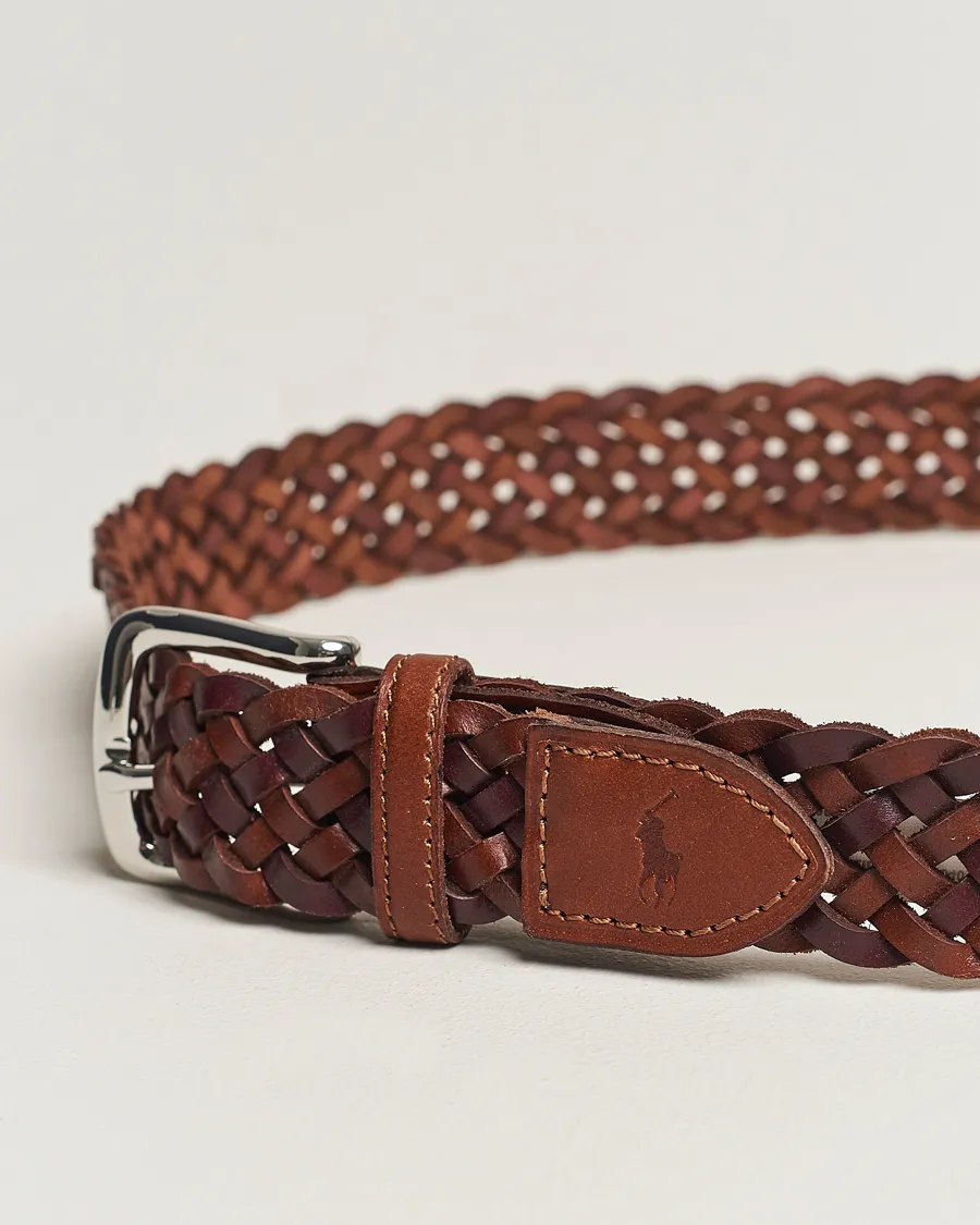 Braided Belt Saddle Brown/Dk Brown