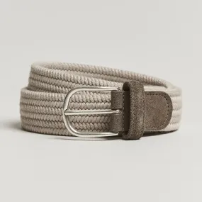 Braided Wool Belt Beige