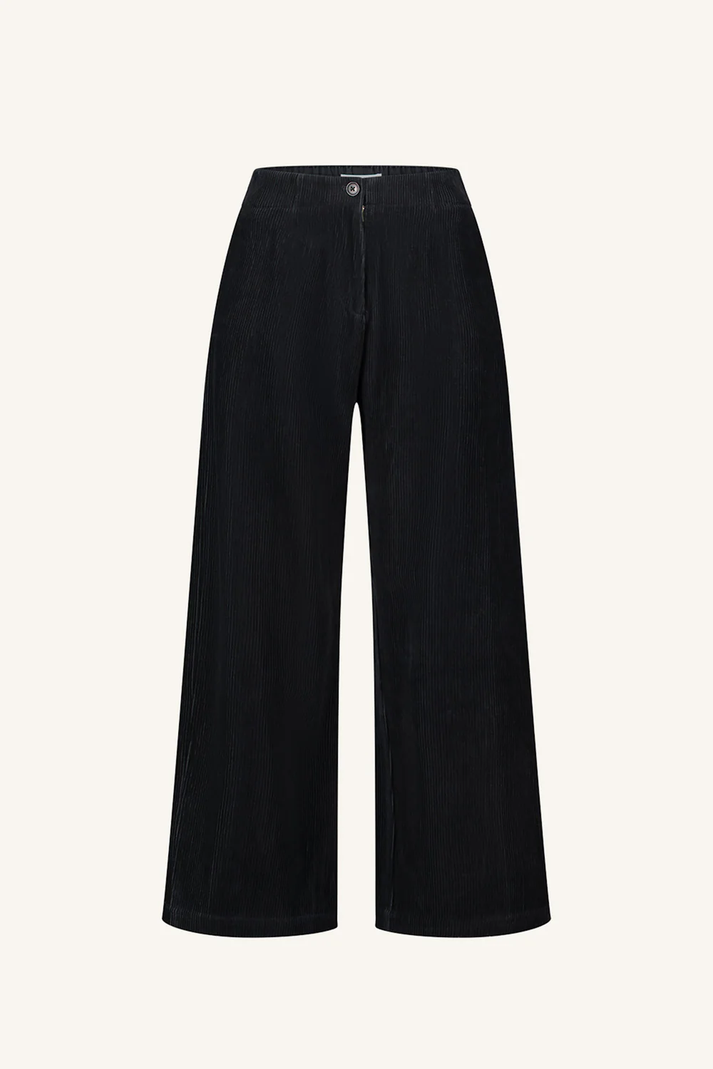 BY BAR ODIN Pantalon Droit Femme en Velours Midnight