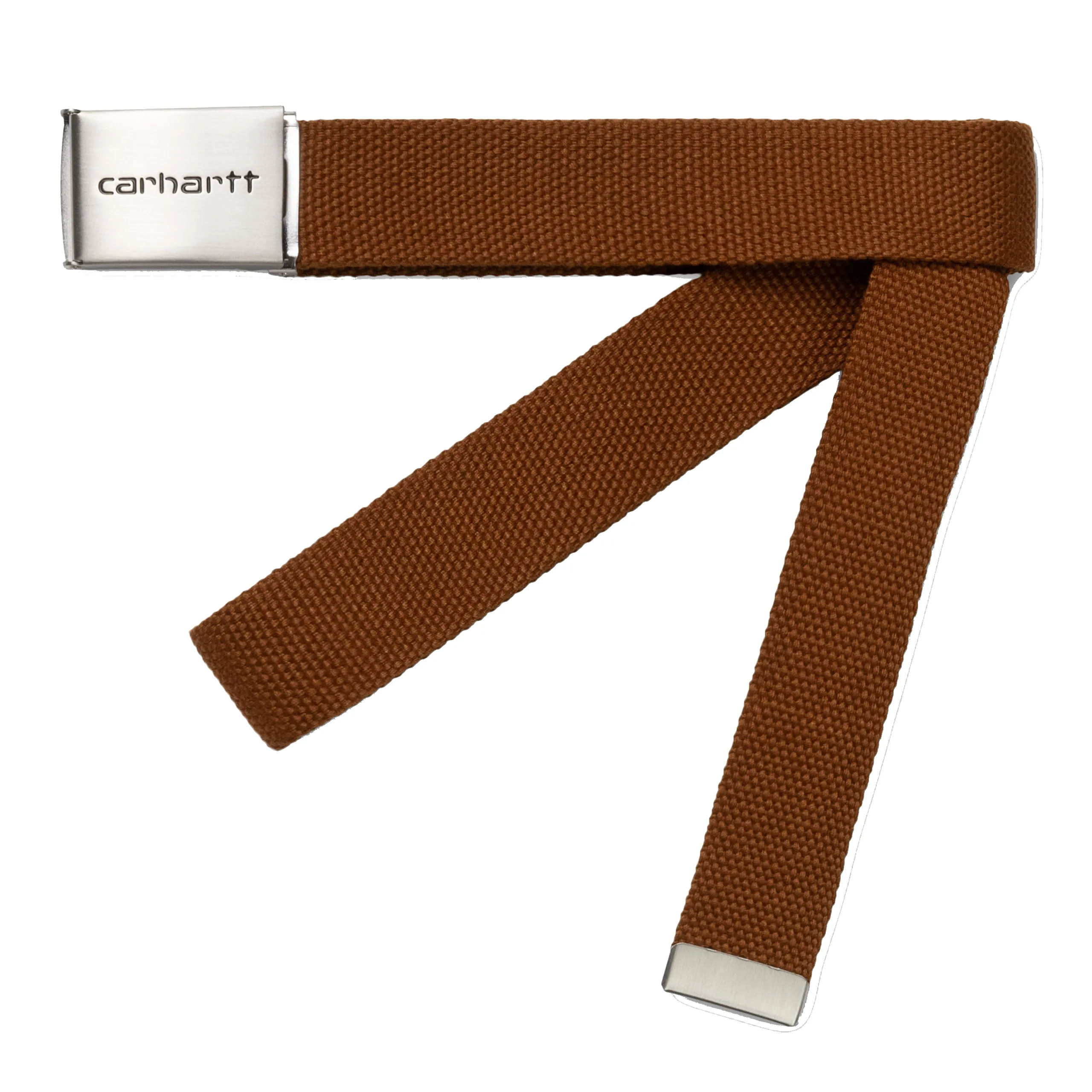 CARHARTT Clip Belt Chrome Brandy