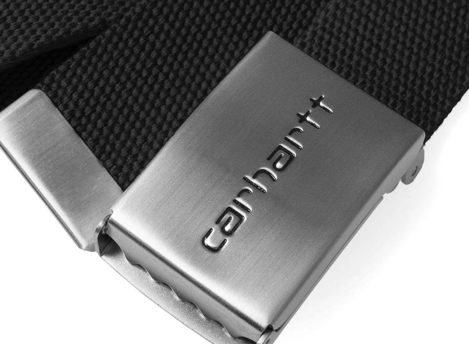 Carhartt WIP Clip Belt Chrome Black