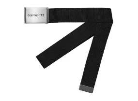 Carhartt WIP Clip Belt Chrome Black