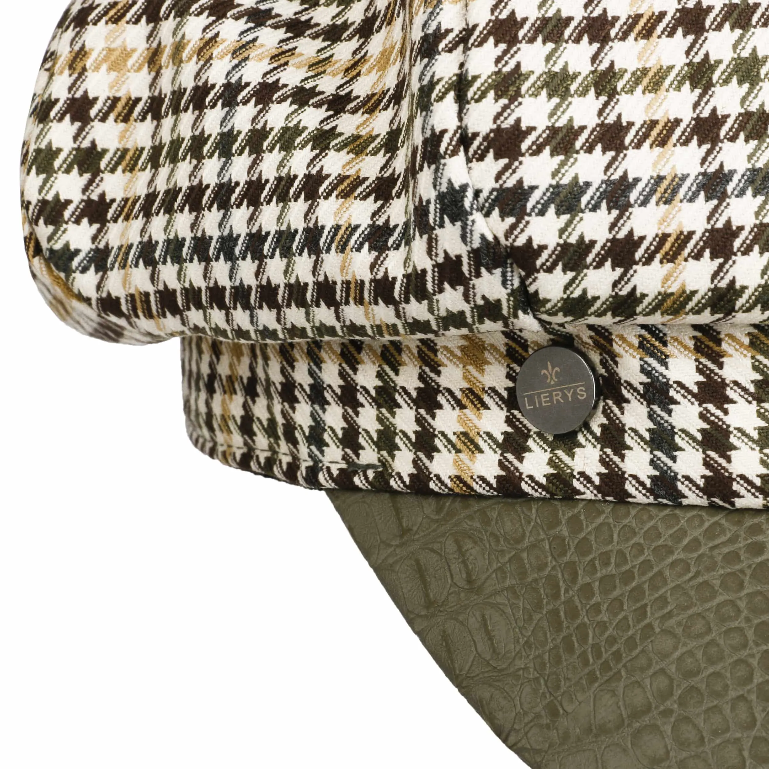 Casquette Gavroche Verlea Houndstooth by Lierys --> Chapeaux, casquettes & bonnets en ligne ▷ Chapeaushop