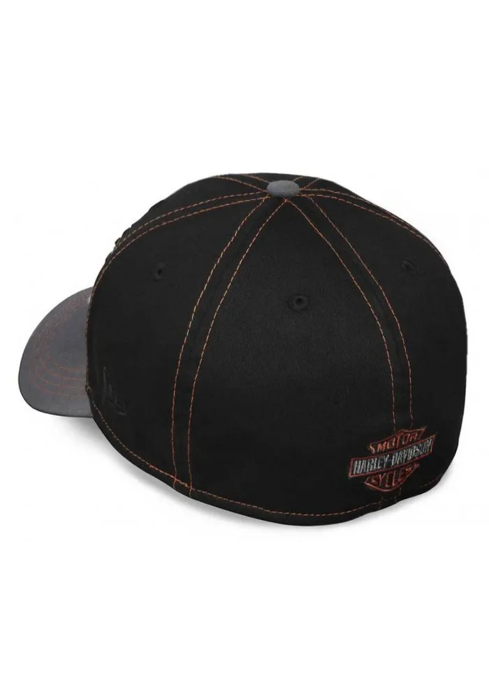 Casquette Harley Davidson Homme Colorblocked 39THIRTY Baseball Cap Black 99446-16VM