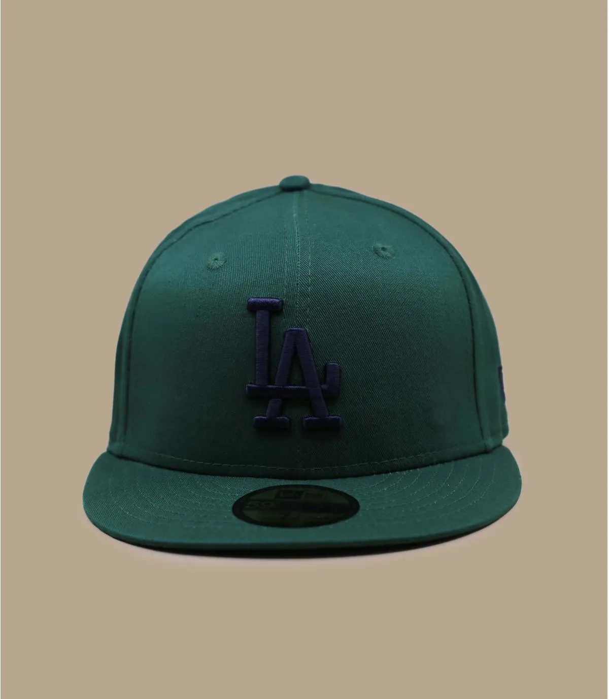 casquette LA vert - Patch 59Fifty LA dark green New Era : Headict