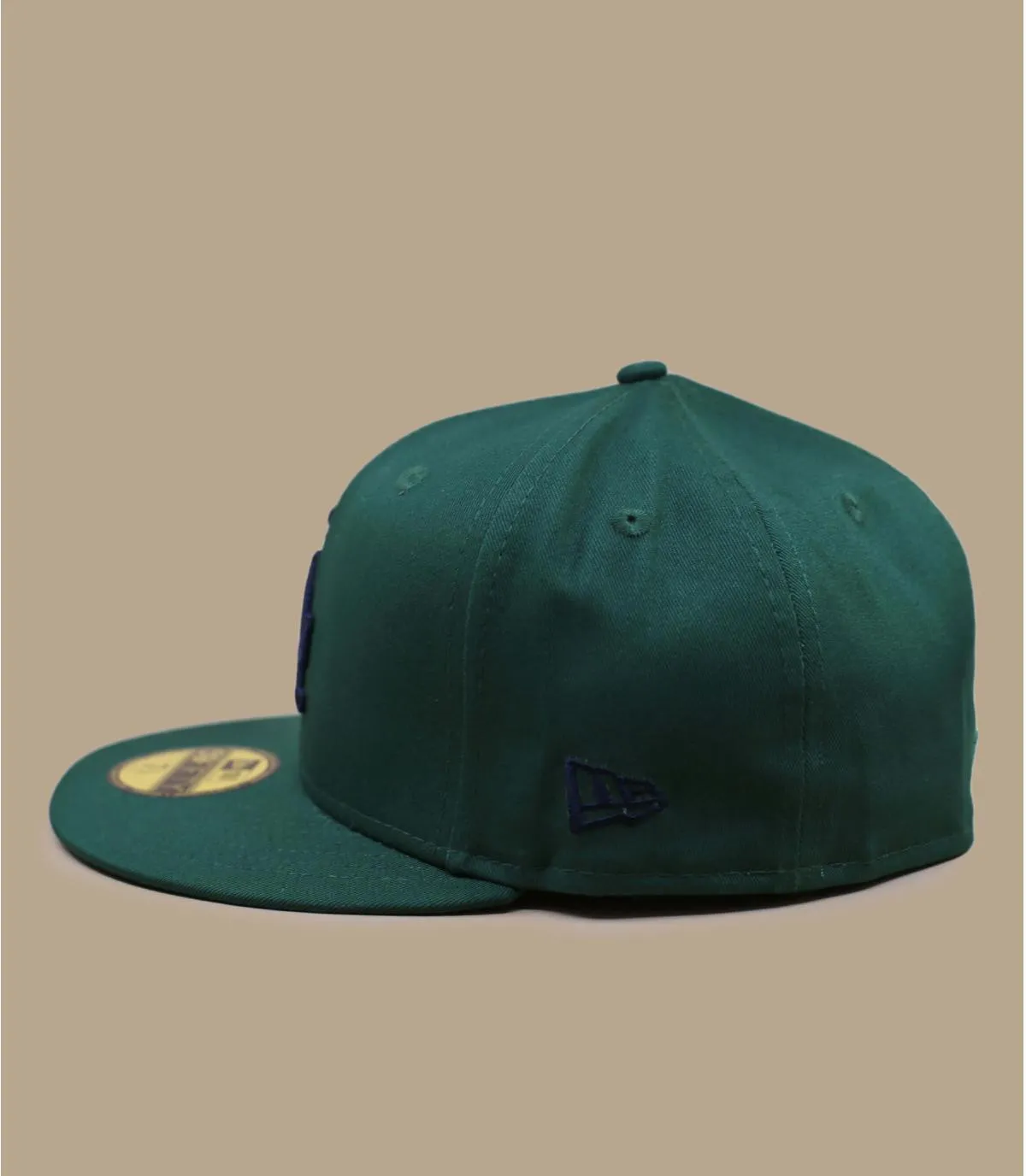 casquette LA vert - Patch 59Fifty LA dark green New Era : Headict