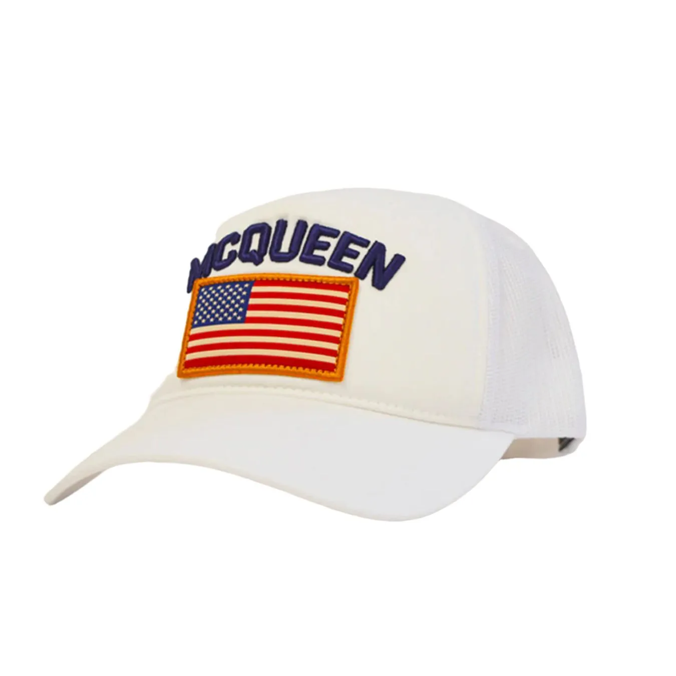 Casquette STEVE MCQUEEN Hero Seven Printemps Drapeau USA Blanc