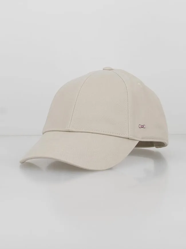 Casquette uni vrille mini logo beige - Eden Park | wimod