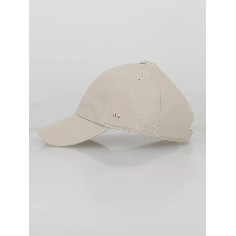 Casquette uni vrille mini logo beige - Eden Park | wimod