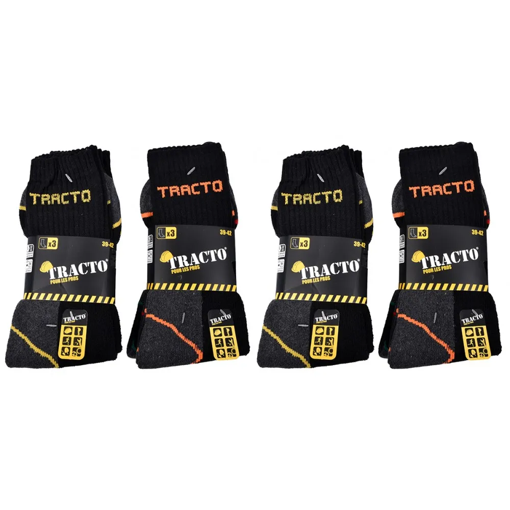 Chaussettes de Travail TRACTO pour Homme Résistance et Qualité Pro