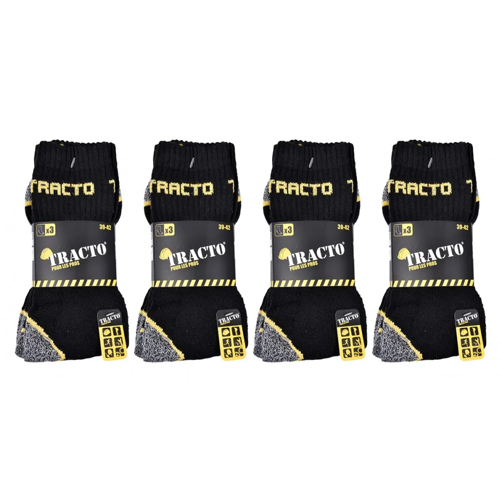 Chaussettes de Travail TRACTO pour Homme Résistance et Qualité Pro