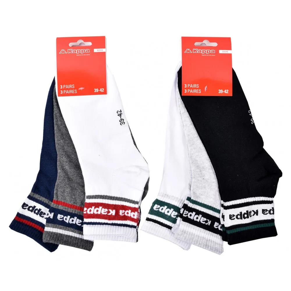 Chaussettes Homme QUARTER KAPPA Lot de 6