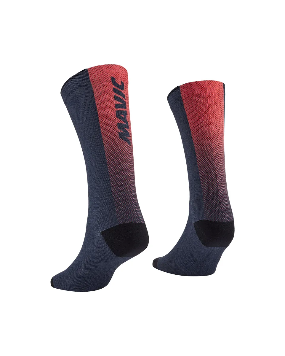 Chaussettes Unisexe MAVIC GRADIENT Bleu foncé/Corail