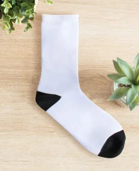 Chaussettes unisexe Tête d'animal et prénom personnalisé