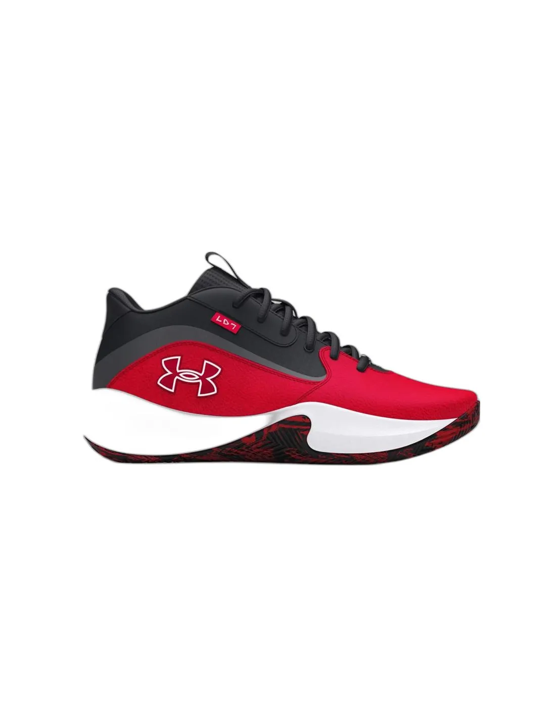 Chaussures Basket-ball Under Armour de Lockdown 7 Red