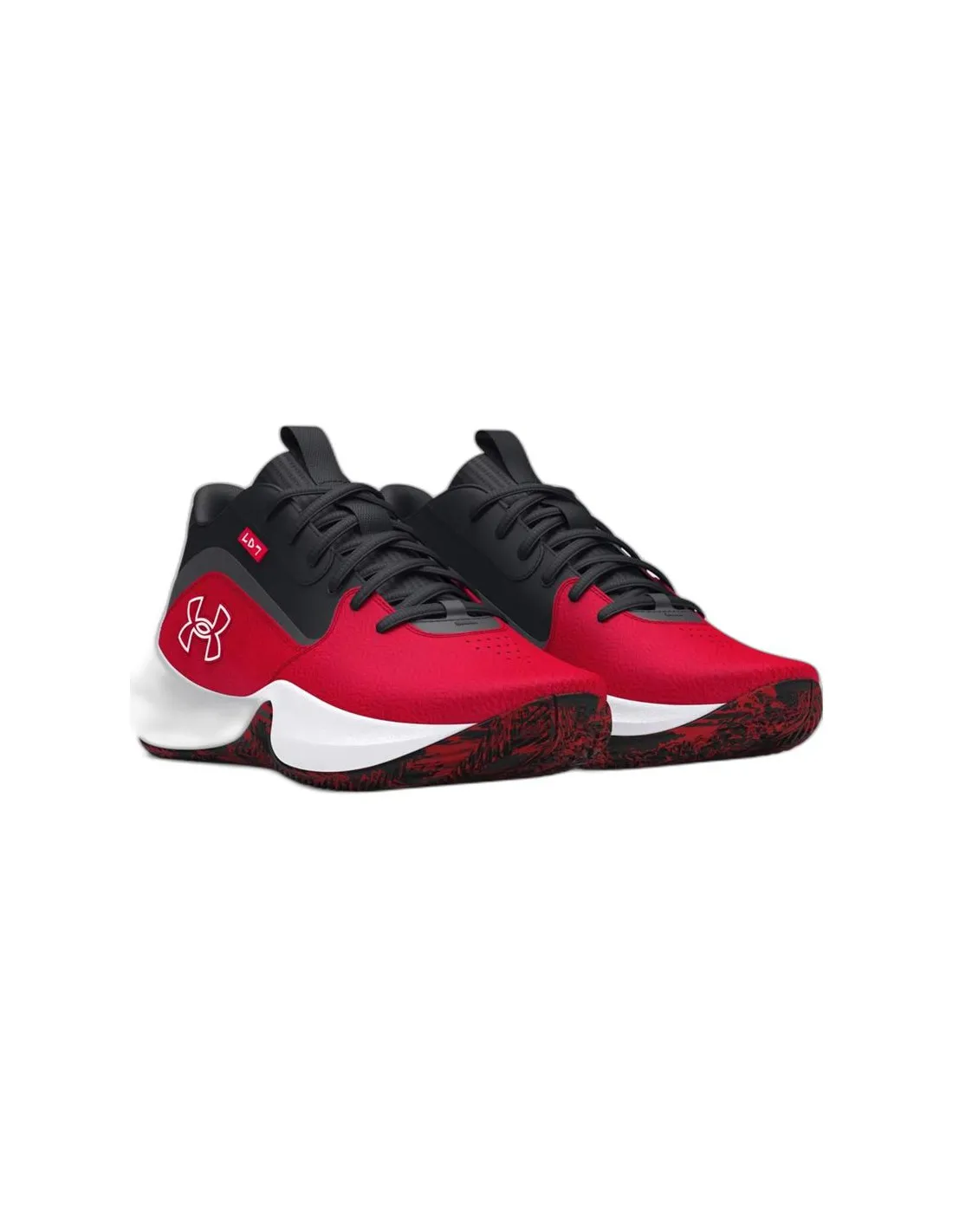 Chaussures Basket-ball Under Armour de Lockdown 7 Red