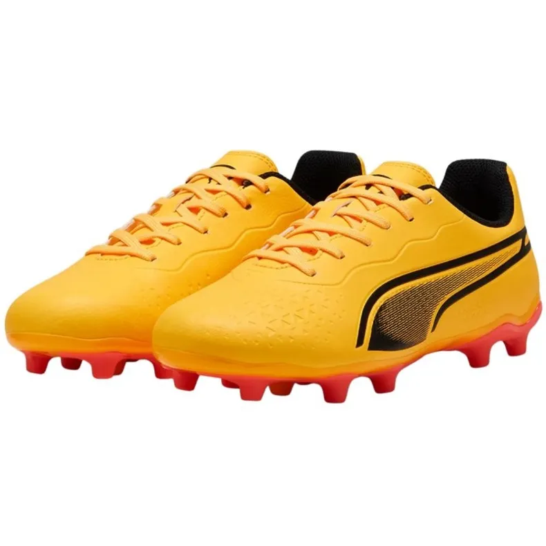 Chaussures de football Puma King Match FG/AG 107573 05 jaune