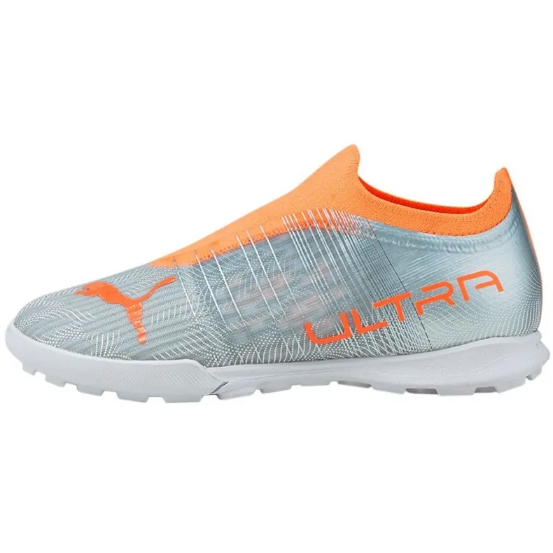 Chaussures de football Puma Ultra 3.4 Tt Jr 106740 01 gris